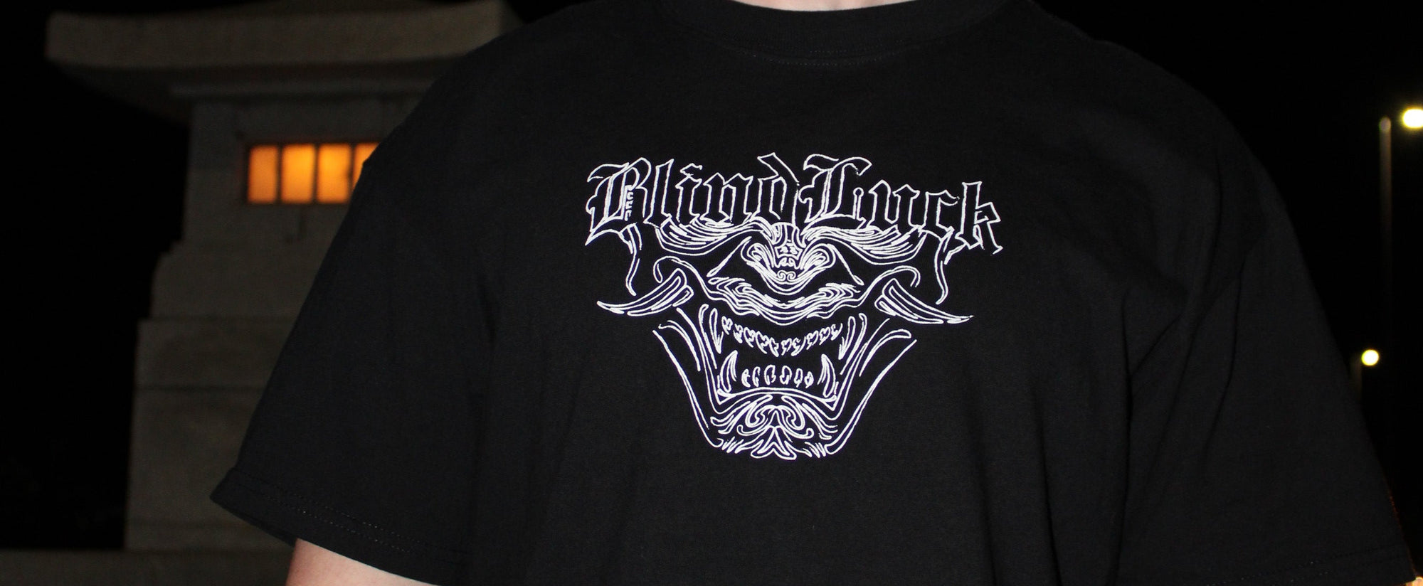 BLINDLUCK ONII MASK SHIRT PICTURE IN KYOTO, JAPAN.
